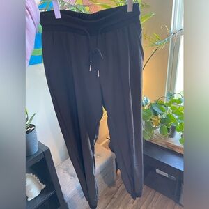 Black active joggers